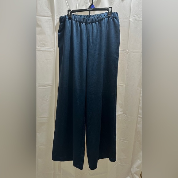 Worthington Midnight Blue Wide-Leg Pants - Picture 2 of 4